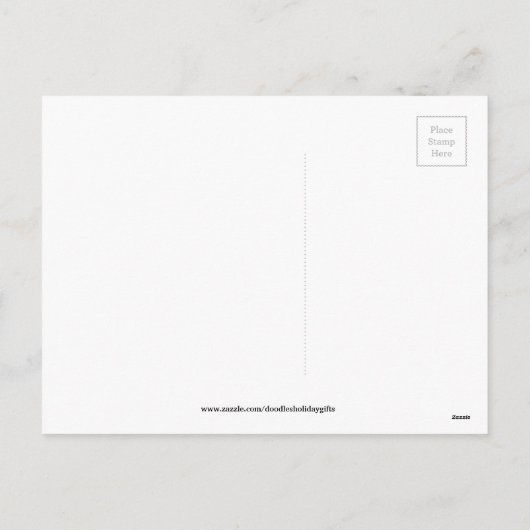 ハロウィーン魔女カボチャヴィンテージおもしろい葉書 シーズンポストカード (裏面)