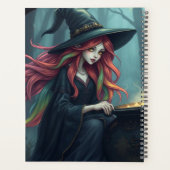 ハロウィーン魔女カレンダー プランナー手帳 (裏面)