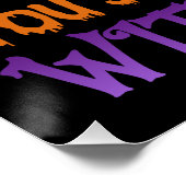 ハロウィーン魔女スイッチバックルアップバターカップ ポスター (コーナー)