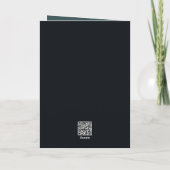 ハロウィーン魔女タキシード猫のカボチャ カード (裏面)