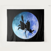 ハロウィーン魔女タペストリー タペストリー (正面(横))