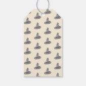 ハロウィーン魔女ハットドードルハンドドロッドサンキュー ギフトタグ (裏面)