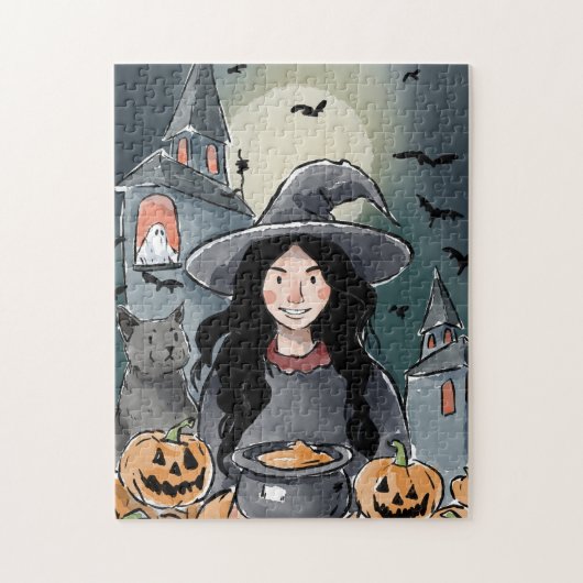 ハロウィーン魔女パズル ジグソーパズル (縦)