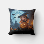 ハロウィーン魔女ピロークッション クッション (正面)