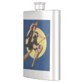 ハロウィーン魔女ピンアップガールウィッチ フラスク (左)