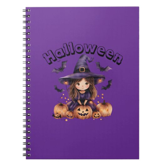 ハロウィーン魔女フォトノートブック ノートブック (正面)