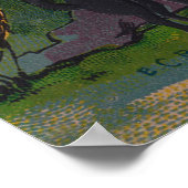 ハロウィーン魔女ブラックキャットフクロウパーティーデコールポスター ポスター (角)