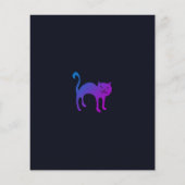 ハロウィーン魔女ブラックブライダルシャワー招待 (裏面)