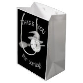 ハロウィーン魔女ブルームと怖い眼球 ミディアムペーパーバッグ (裏面アングル)