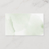 ハロウィーン魔女ベビーシャワーブックベビー エンクロージャーカード (裏面)