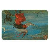 ハロウィーン魔女マグネット マグネット (横)