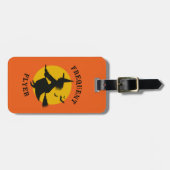 ハロウィーン魔女ラゲッジタグ ラゲッジタグ (正面横)