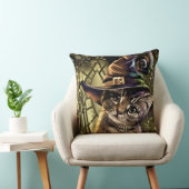 ハロウィーン魔女猫 クッション (椅子)