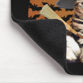 ハロウィーン魔女猫 マウスパッド (コーナー)