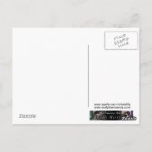 ハロウィーン魔女黒猫とジャック・オランタン ポストカード (裏面)