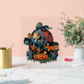 ハロウィーン魔女 アクリルサイン (ウェディング)