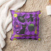 ハロウィーン魔女 クッション (ブランケット)