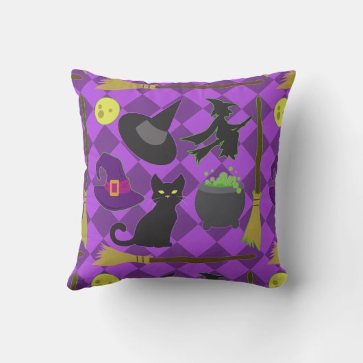 ハロウィーン魔女 クッション (裏面)
