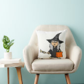 ハロウィーン魔女 クッション (椅子)