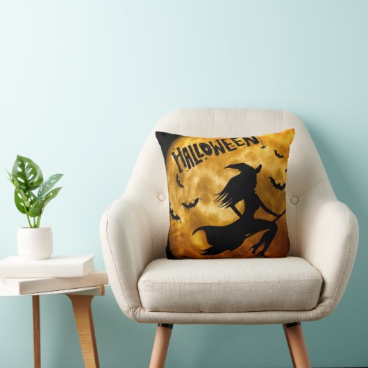 ハロウィーン魔女 クッション (椅子)