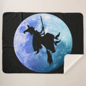 ハロウィーン魔女 シェルパブランケット (正面(横))