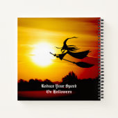 ハロウィーン魔女 ノートブック (裏面)