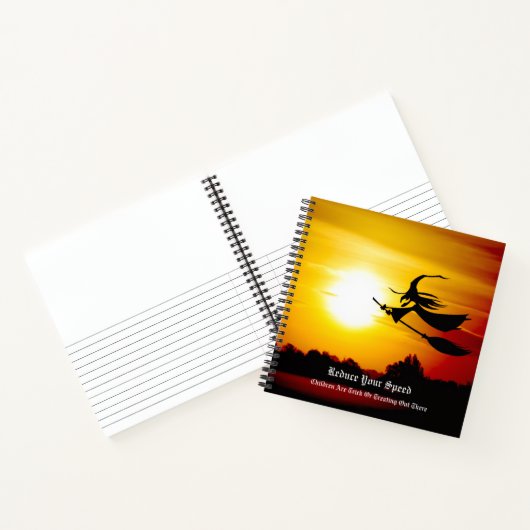 ハロウィーン魔女 ノートブック (内部)