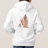 ハロウィーン魔女 パーカ (裏面)