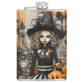 ハロウィーン魔女 フラスク (正面)