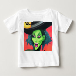ハロウィーン魔女 ベビーTシャツ