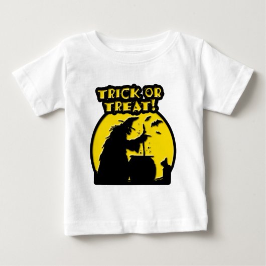 ハロウィーン魔女 ベビーTシャツ (正面)