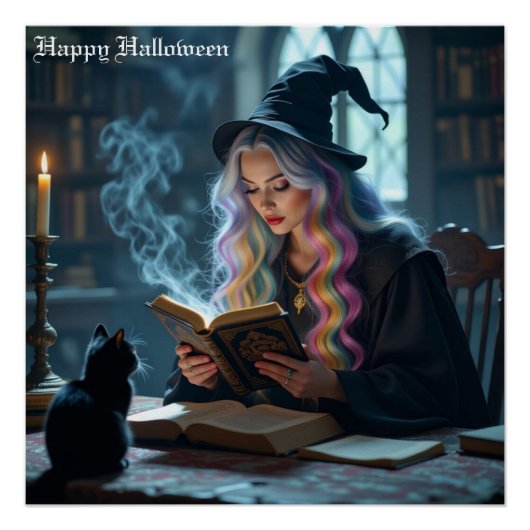 ハロウィーン魔女 ポスター (正面)