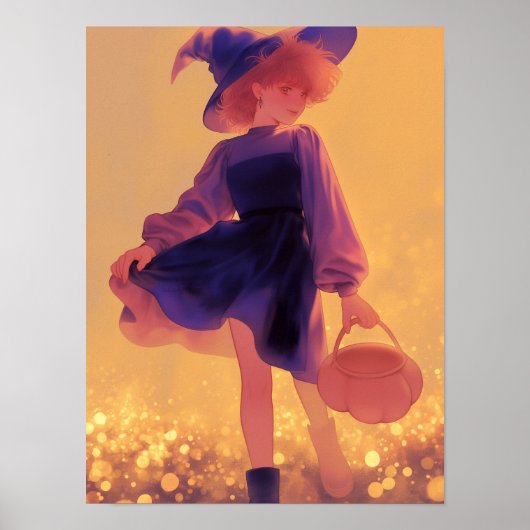 ハロウィーン魔女 ポスター (正面)