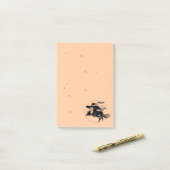 ハロウィーン魔女 ポストイット (デスク上)