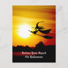 ハロウィーン魔女 ポストカード