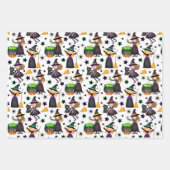 ハロウィーン魔女 ラッピングペーパーシート (正面)