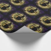 ハロウィーン魔女 ラッピングペーパー (角)