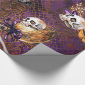 ハロウィーン魔女 ラッピングペーパー (角)