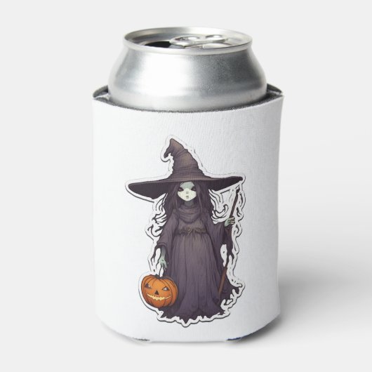 ハロウィーン魔女 缶クーラー (缶正面)