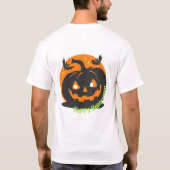 ハロウィーン魔法と闇のユナイト Tシャツ (裏面)