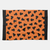 ハロウィーン魔法猫 キッチンタオル (横)