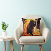 ハロウィーン魔法猫 クッション (椅子)