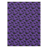 ハロウィーン黒こうもり紫クールスプキー柄 テーブルクロス (正面)