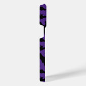 ハロウィーン黒こうもり紫クールスプキー柄 iPhoneケース (右側面)