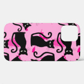 ハロウィーン黒猫ウィッチピンク Case-Mate iPhoneケース (裏面 (横))