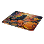 ハロウィーン黒猫カボチャ怖い カッティングボード (角)