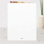 ハロウィーン黒猫カボチャ怖い カード (裏面)