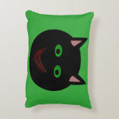 ハロウィーン黒猫枕 アクセントクッション (裏面(縦))
