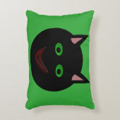 ハロウィーン黒猫枕 アクセントクッション (正面(垂直))