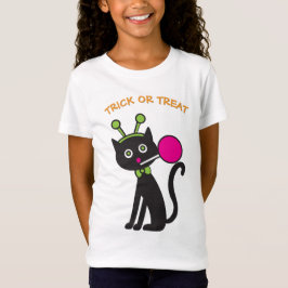 ハロウィーン黒猫Tシャツ Tシャツ